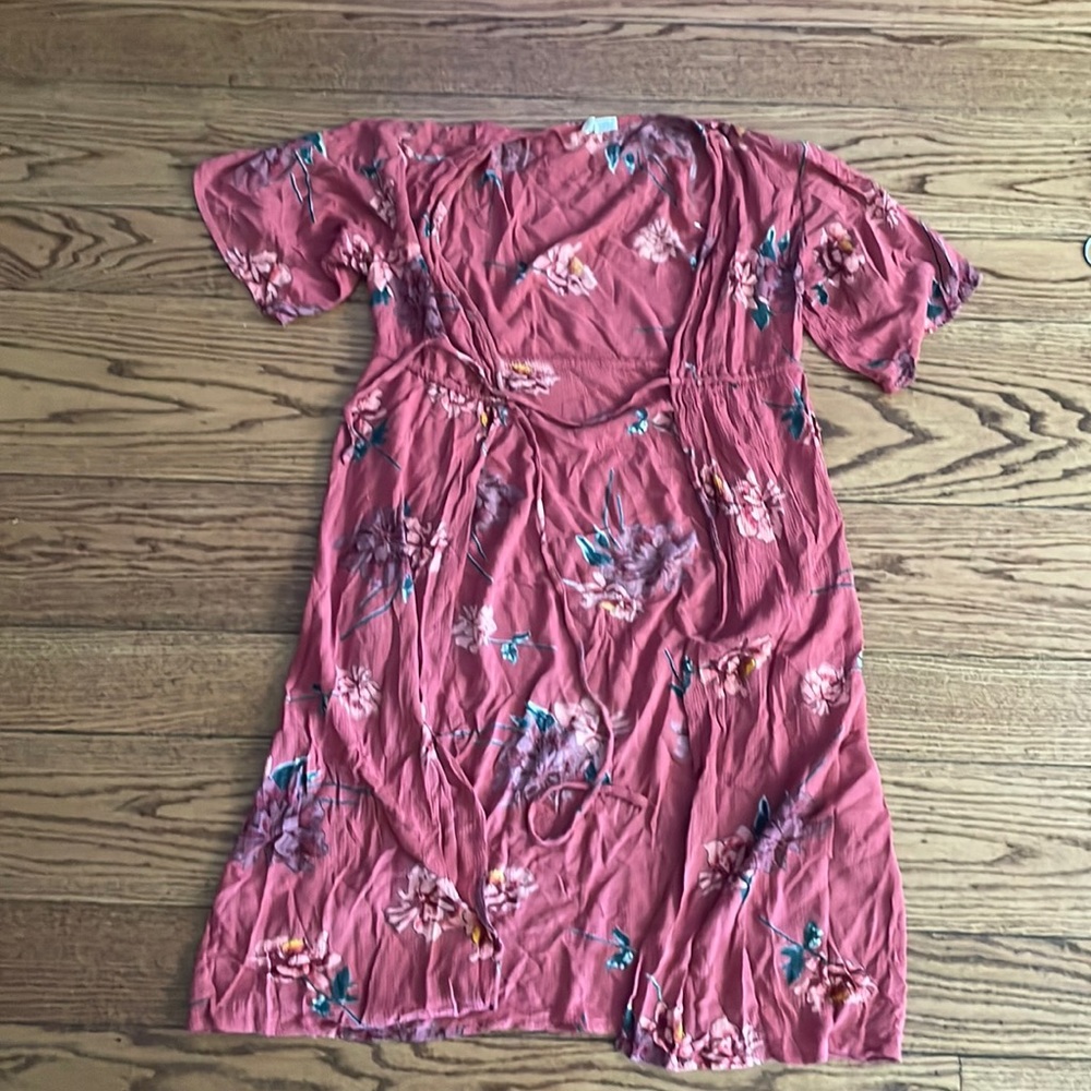 Floral Red Robe/Cardigan